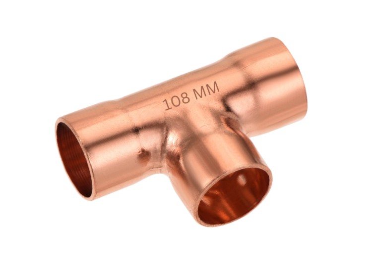 Copper Tee 5130 108mm
